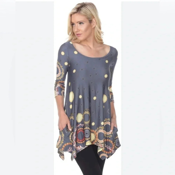 😍NWT white mark tunic size medium - Picture 1 of 7